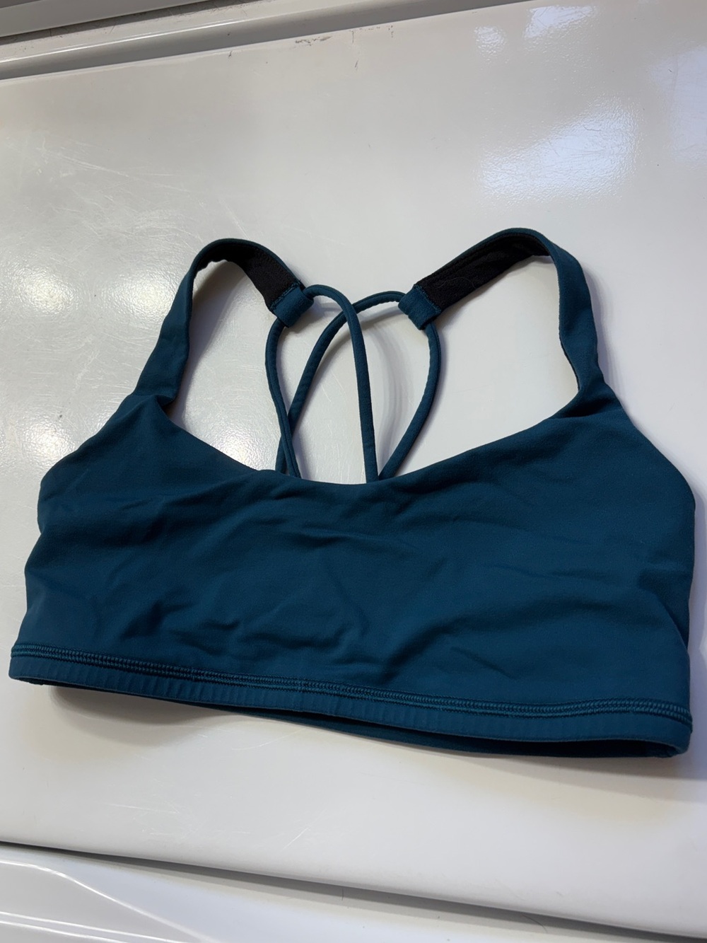 lululemon athletica Teal Strappy Sports Bra